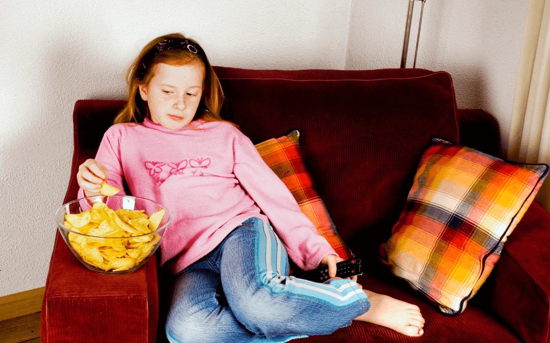 Junk Food eating child Junk Food eating child